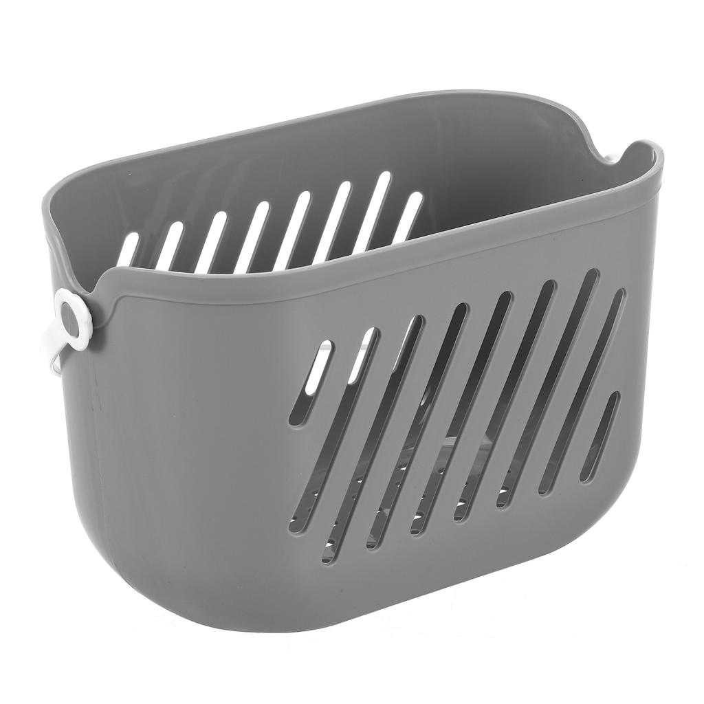 Hanging Storage Basket with Hook Plastic Waterproof Rustproof Scratch Resistant Organize Kitchen Bathroom Essentials