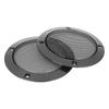 uxcell Speaker Grille Glossy Audio Speaker Cover Mesh Subwoofer Grille Protector Metal Black 2 Pack 4 Inch