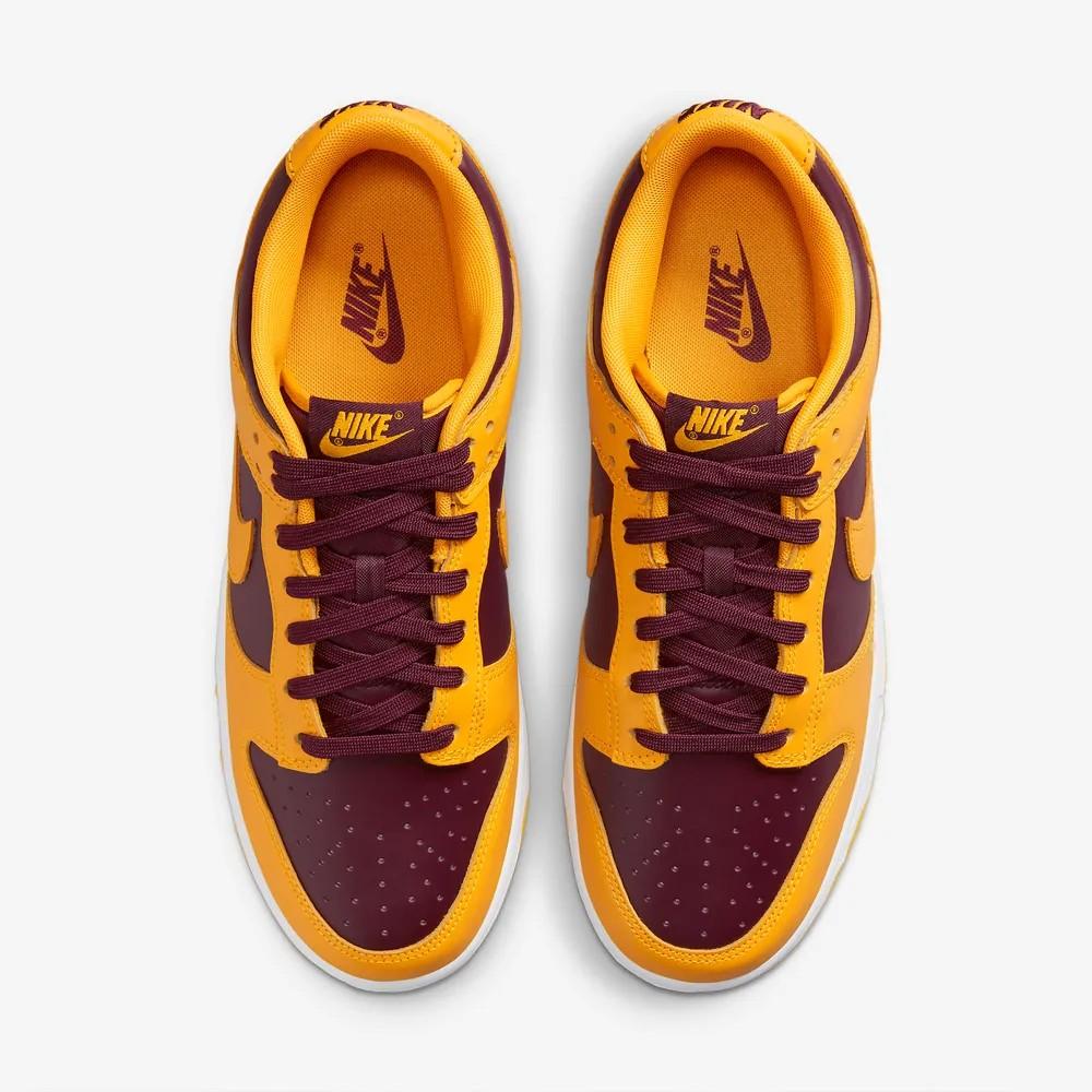 Nike Dunk Low University Gold и Deep Maroon DD1391-702