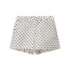 European and American style wholesale women's clothing, fashionable versatile elegant polka dot seersucker jacket and shorts set