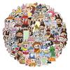 60 Cute Anime Stickers Skateboard Water Cup Mobile Phone Stickers Guitar Helmet Stickers