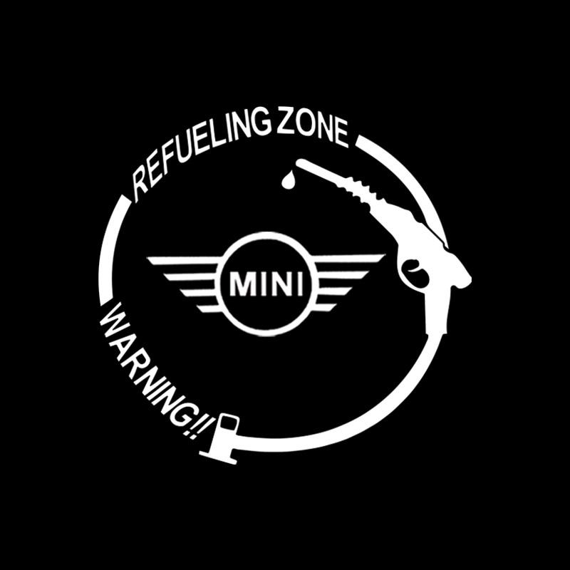 Виниловые светоотражающие наклейки на крышку бензобака с эмблемой автомобиля, аксессуары для Mini Cooper One S Clubman R50 R53 R56 R60 F55 F56 R57 R58 R59