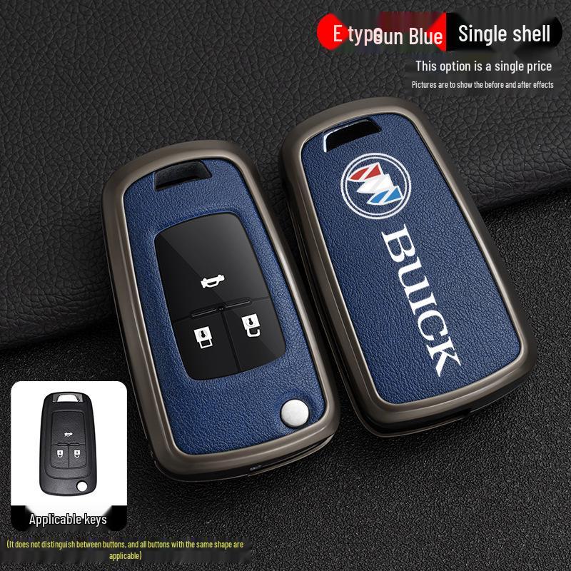 2021 Buick Excelle Key Cover: New GT Buckle Car Folding Metal Shell for Men