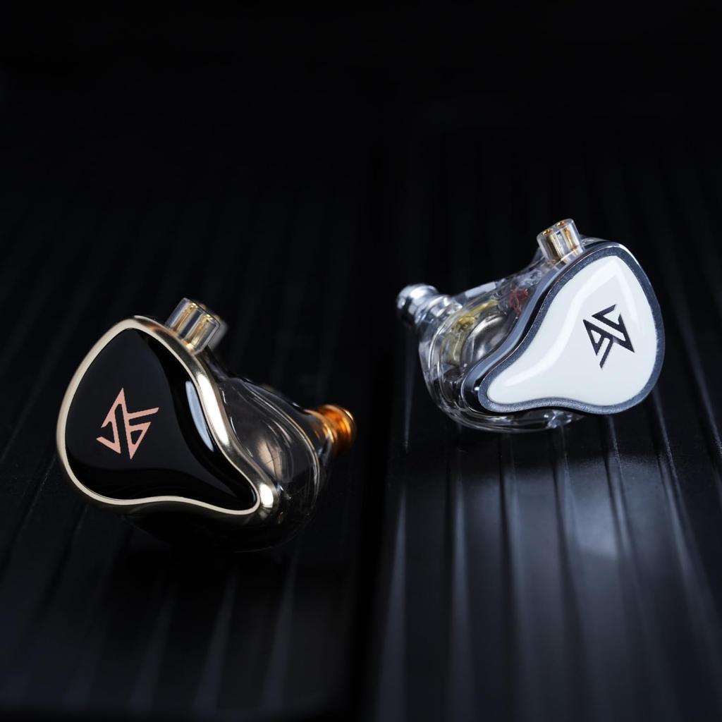 KZA COUSTICS KZ ZAS Earphones 16 Unit Hybrid Technology Drive Wired Headphones Monitor Headset Headphones with Silver Plated Cable In-Ear (No
