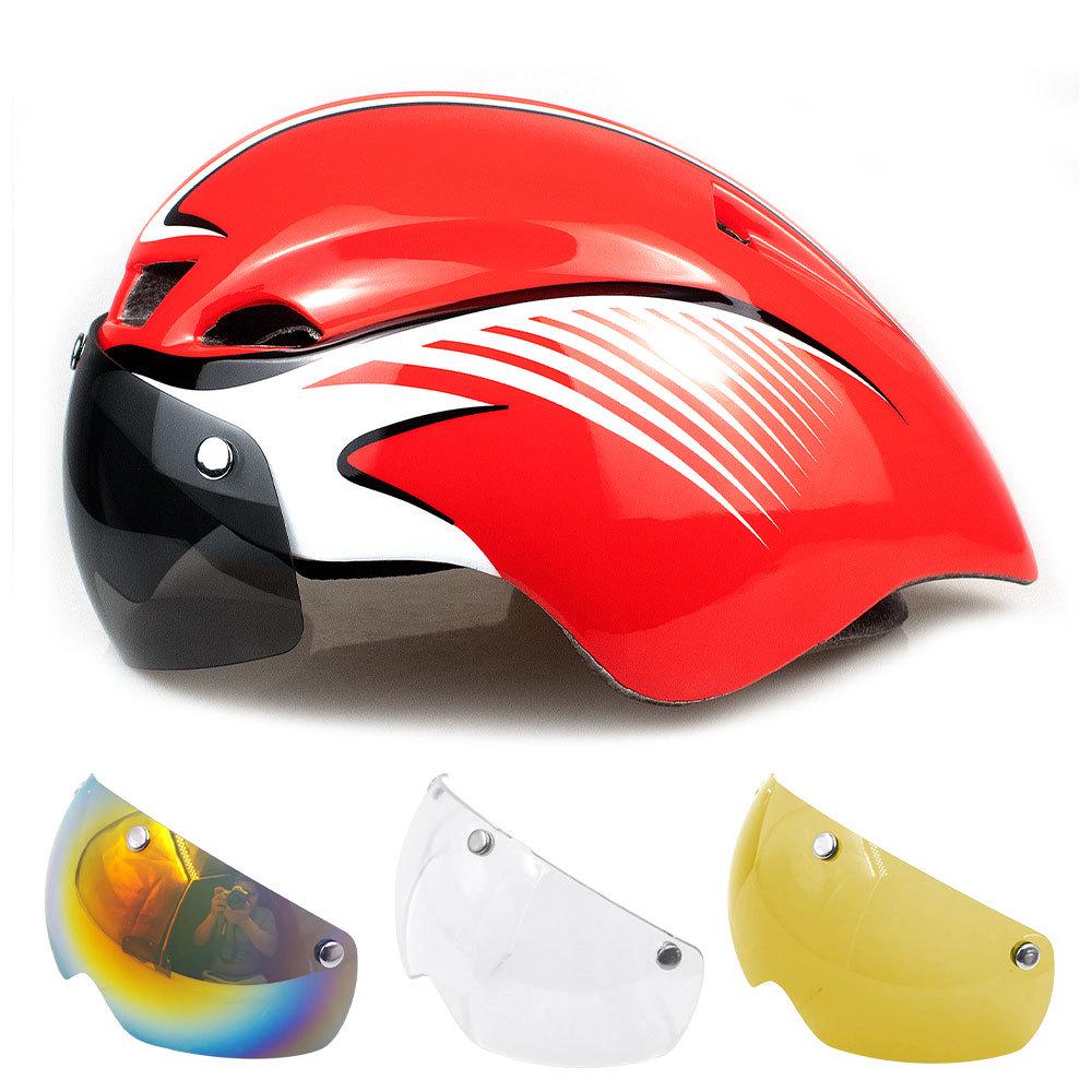 Шлем Wildside Triathlon TT с магнитными очками — новый велосипедный шлем, готовый к соревнованиям