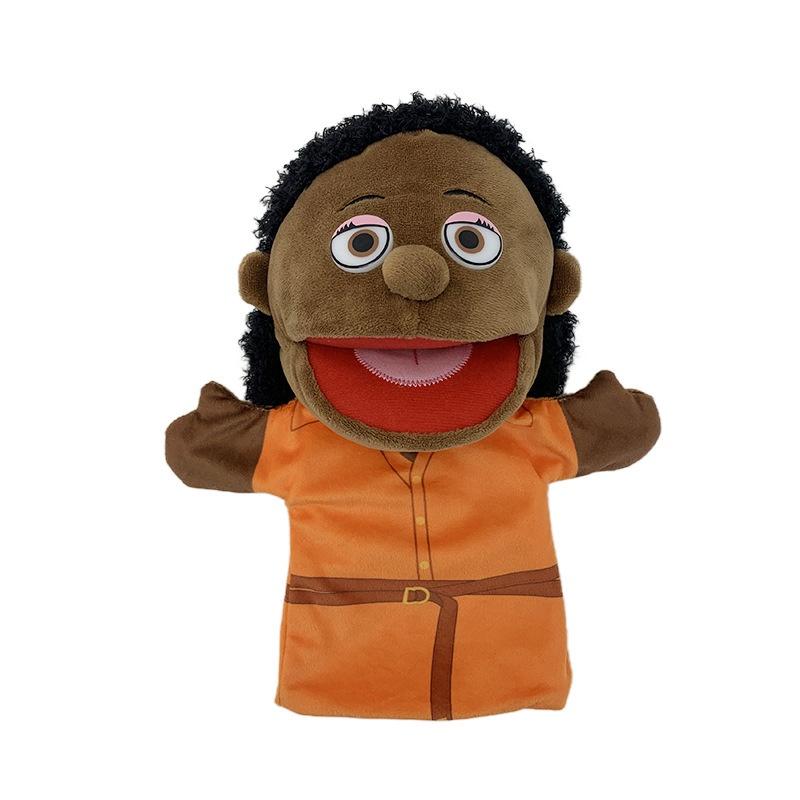 Cartoon Black Half Body Hand Puppet For Interactive Storytelling