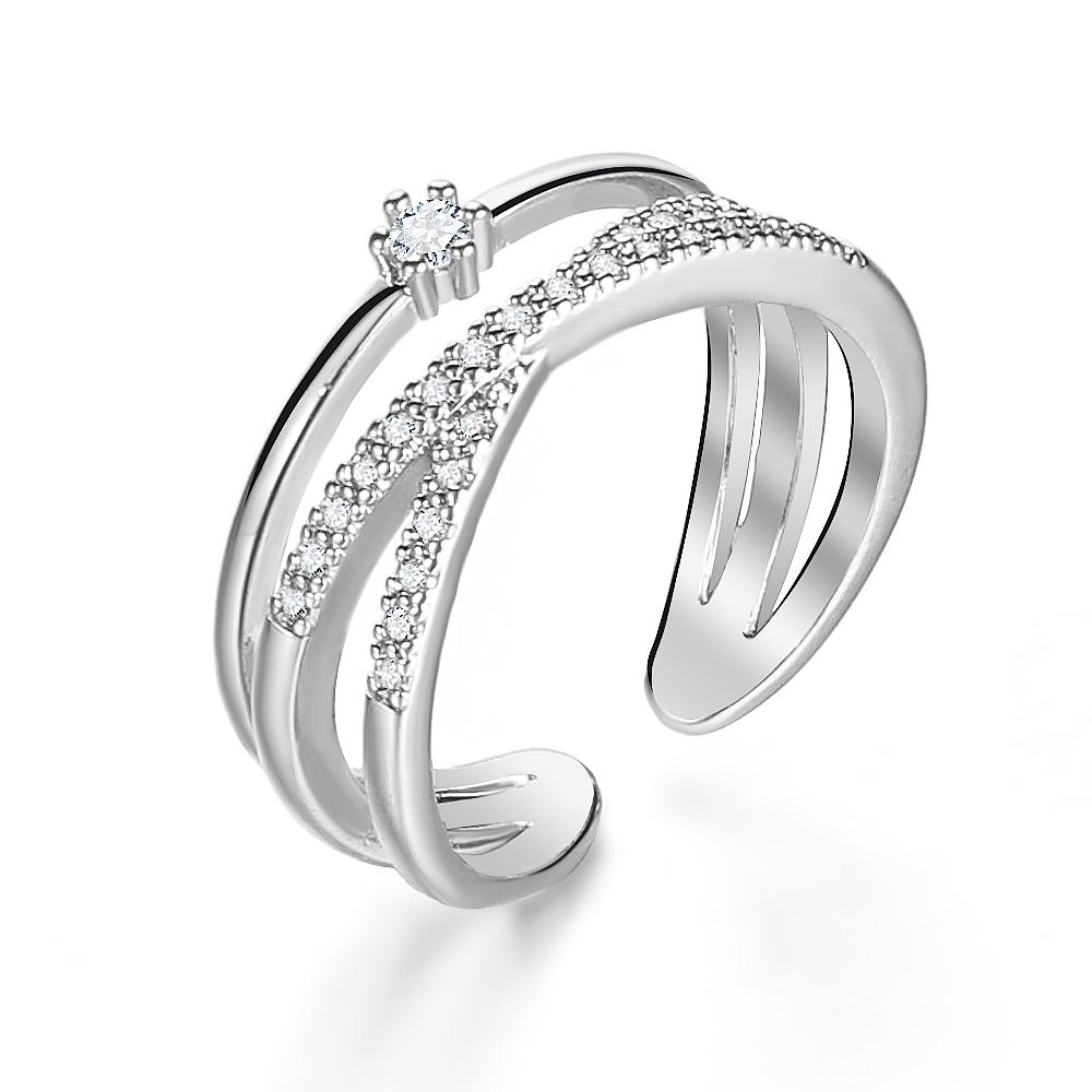 Модное одинаковое кольцо для пары, очаровательное темперированное полое кольцо, ювелирное изделие, кольцо для девушки, роскошное элегантное открытое кольцо