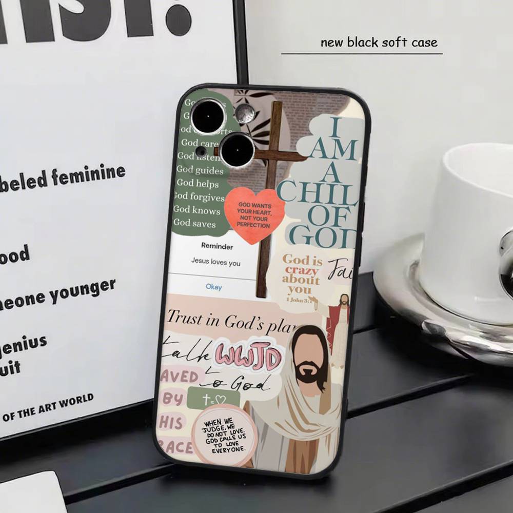 Христианская религиозная Иисус Для iPhone 17 Air 16 Pro Max 15 14 13 Полное покрытие Противоударное MagSafe Чехол