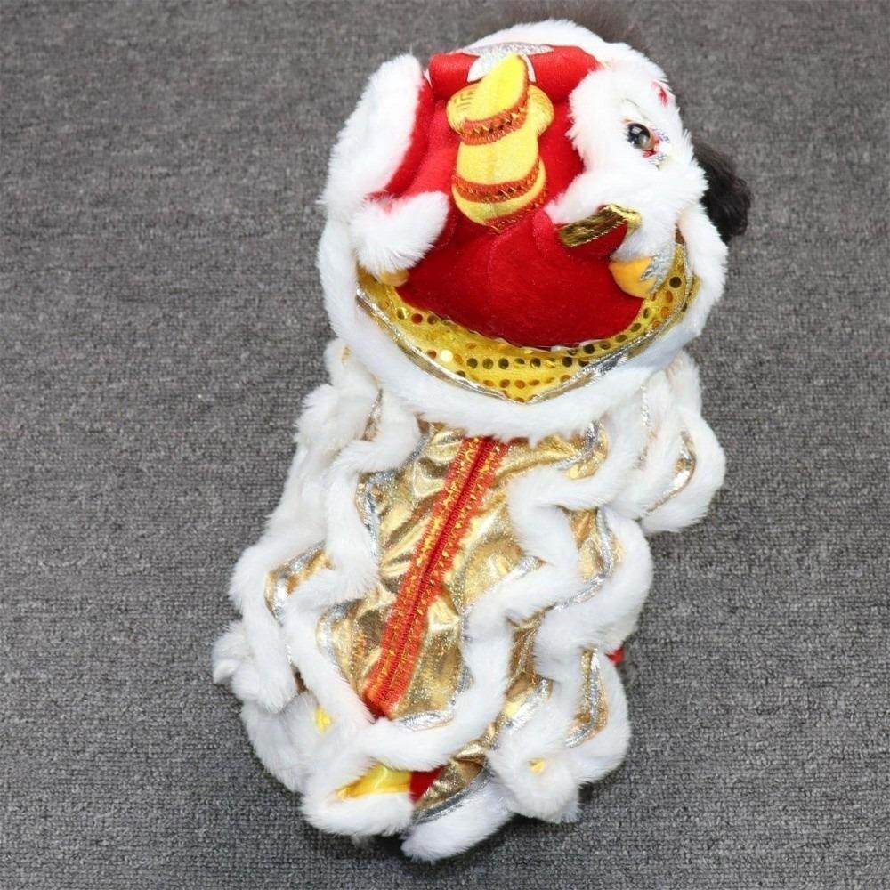 S/M/L/XL/XXL Pet Clothes Polyester Chinese Style Pet Costume Fashion Dog Costume New Year Party
