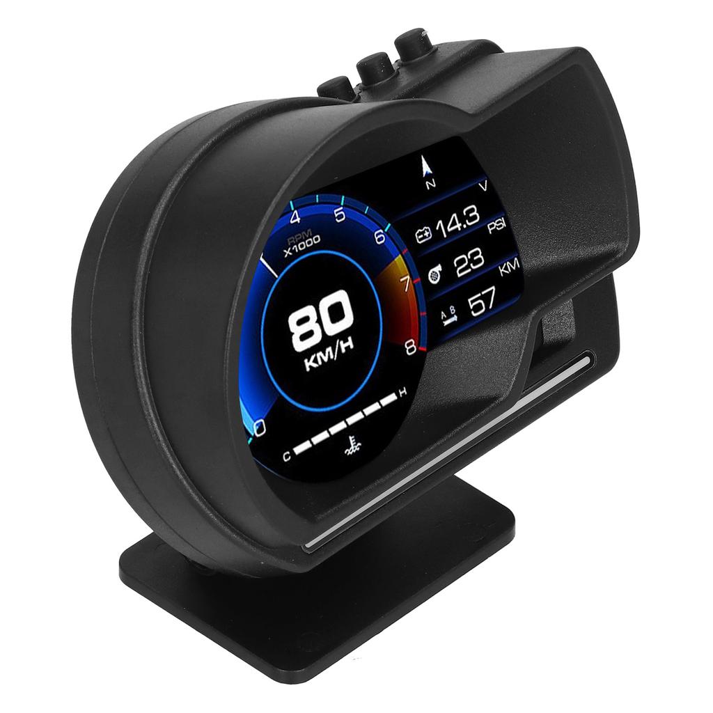 Автомобильный проекционный дисплей OBD2 GPS Двойная система HD Экран Спидометр Тахометр Проектор Устанавливаемый на центральную консоль Универсальный