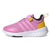 adidas Lego X Neo Racer TR21 Сетчатые Удобные Универсальные Прочные Низкие Детские Кроссовки для Бега Детские кроссовки Розовый Желтый ID7366