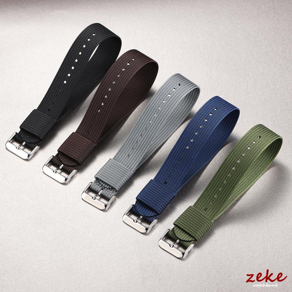 18MM 20MM 22MM Braided Nylon Strap for Omega Bracelet Men's Army Sports Breathable Watch Band Black Green Wear-Rresistant Belts