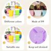 Plastic Plants Flower Pots Horticultural Mini Seedling Pots Succulent Square Nursery Pots Garden Accessoires with Drain Trays