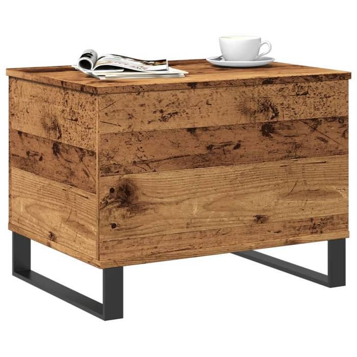 VidaXL Coffee Table Old Wood 60x44.5x45 Cm Engineered Wood, Side Table, Living Room Table, Side Table, End Table 857440