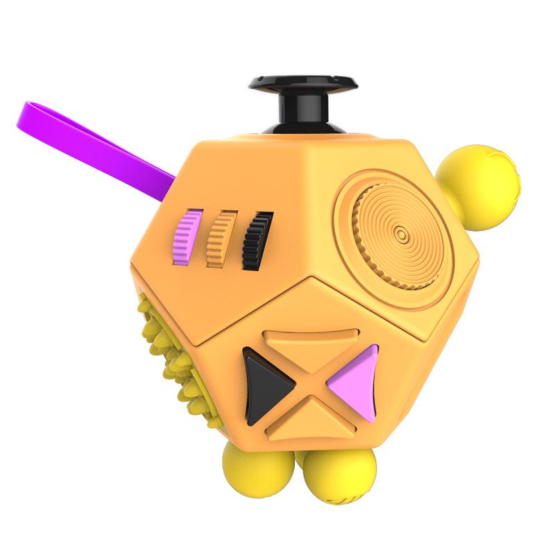 12-гранный магический кубик для снятия стресса второго поколения - креативные кубики для снятия стресса