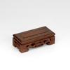 1pc Vintage-Style Storage Shelf Handmade Wood Teapot Stand Base Wooden Display Trays Miniatures Base