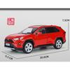 1/24 TOYOTA RAV4 SUV Sport Diecast Alloy Miniature Toy Car Model Remote Control Sound Light Pull Back Collection Gift for Boy