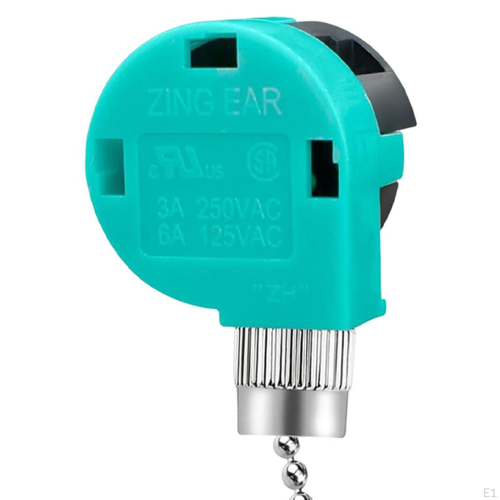 3-скоростной переключатель потолочного вентилятора с 5-проводной тягой для освещения шкафа