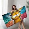 Cute Anime G-Garfields Cat Big Microfiber Beach Towels Quick Dry Towel Sand Beach Towels Pool Towel For Travel Swim Pool Yoga