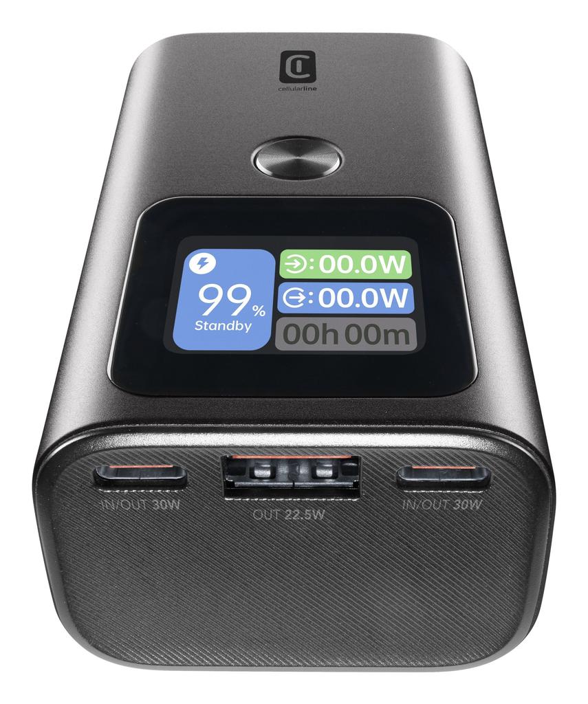 Powerbank Cellularline Ultron 10000 Mah 30W Anthracite 1 Pc