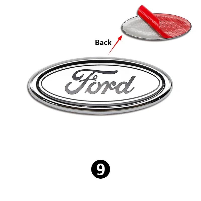 Автомобильная наклейка Ford Новая 2025 Горячая 1 шт. 11,5 см Автомобильная передняя задняя крышка багажника Наклейка-эмблема для Ford Focus Mondeo Edge Ecosport Ranger Fi