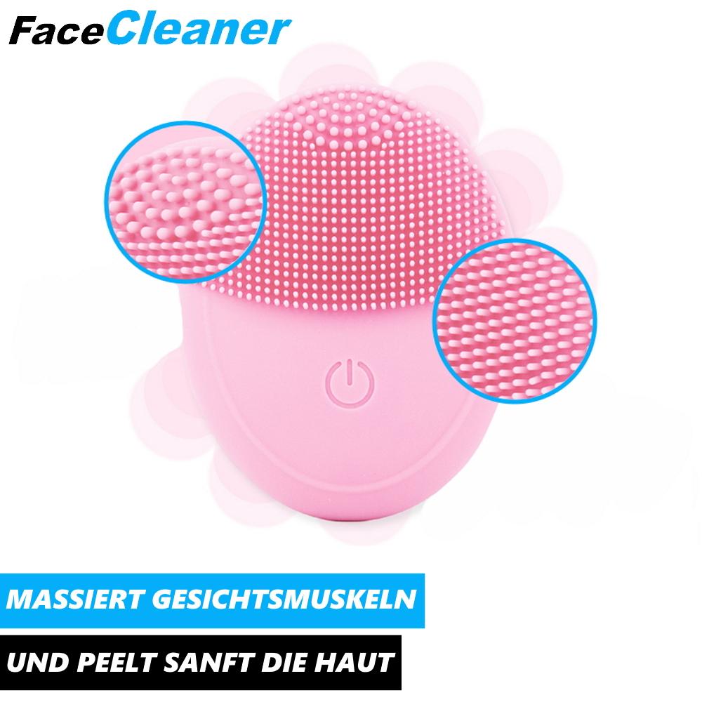 FaceCleaner щетка для чистки лица электрическая очиститель лица ультразвуковая