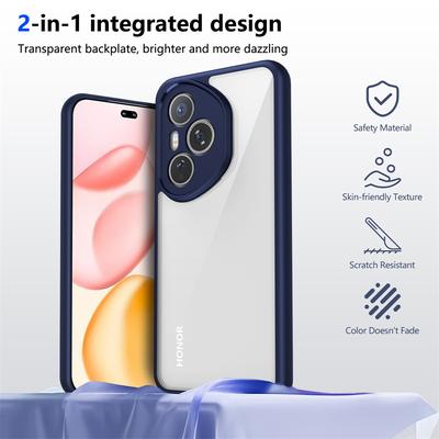 Чехол для Honor 400 Pro DNP NX9 Гальванизированный силиконовый бампер Противоударная прозрачная задняя крышка Твердый матовый чехол для телефона для Honor 400 Pro DNP-NX9