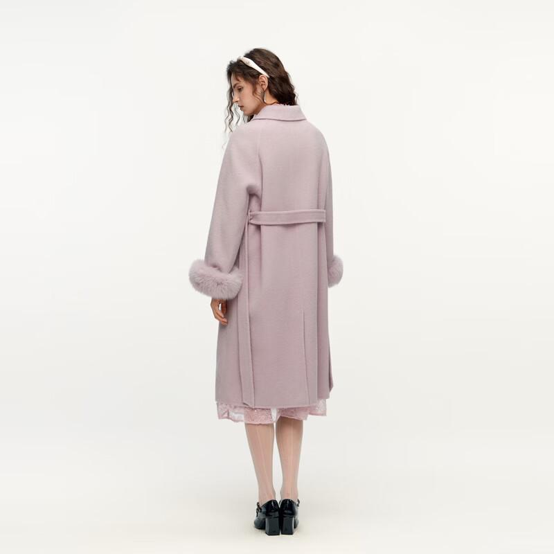Женское длинное шерстяное пальто MISS COCOON