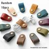 10-Pack  Faux Leather Cable Organizer / Headphone Cord Holder  Power Cord and Data Cable Organizer  Cable Wrapper