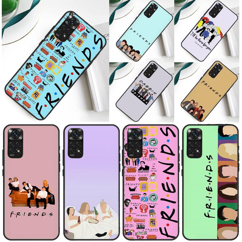 Friends TV Case For Xiaomi Redmi Note 13 Pro 14 12 9 10 11 Pro 10S 11S 12S Redmi 13C 14C 10C 12C Cover