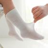 Летние нескользящие детские носки для пола - Однотонные средней длины для мальчиков и девочек