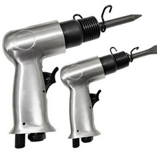 150mm Pneumatic Air Hammer & Shovel Set with Rust Remover Chisel Head