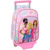 Backpack - SAFTA - Barbie Painterly - Trolley Included - Comfortable - Pink
