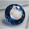 Round Cut Natural Blue Aquamarine 9-11 Ct Fabulous Certified Loose Gemstone