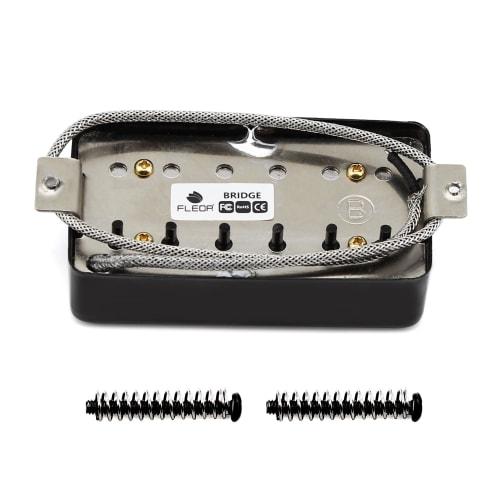 FLEOR Alnico5 Гитара Хамбакер Звукосниматель, Черный, Бриджевый Звукосниматель для Гитар в Стиле LP