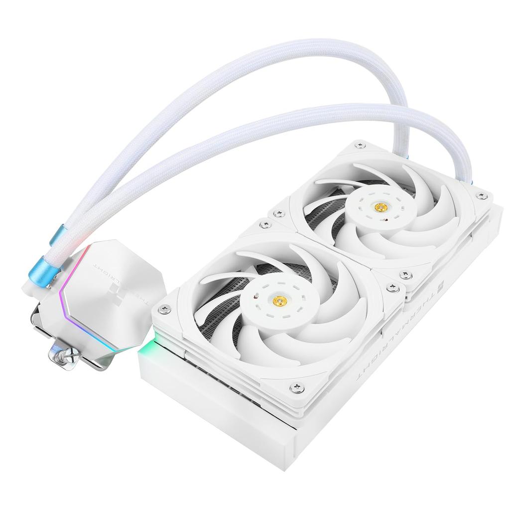 THERMALRIGHT Frozen Edge 240 White 120mm Liquid CPU Water Cooler with PWM 240 White Cold Row Integrated Water Cooler Heatsink for Intel Fan,