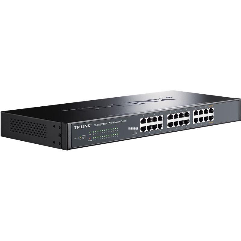TP-LINK TL-SG2024MP 24-Port Gigabit PoE Managed Switch