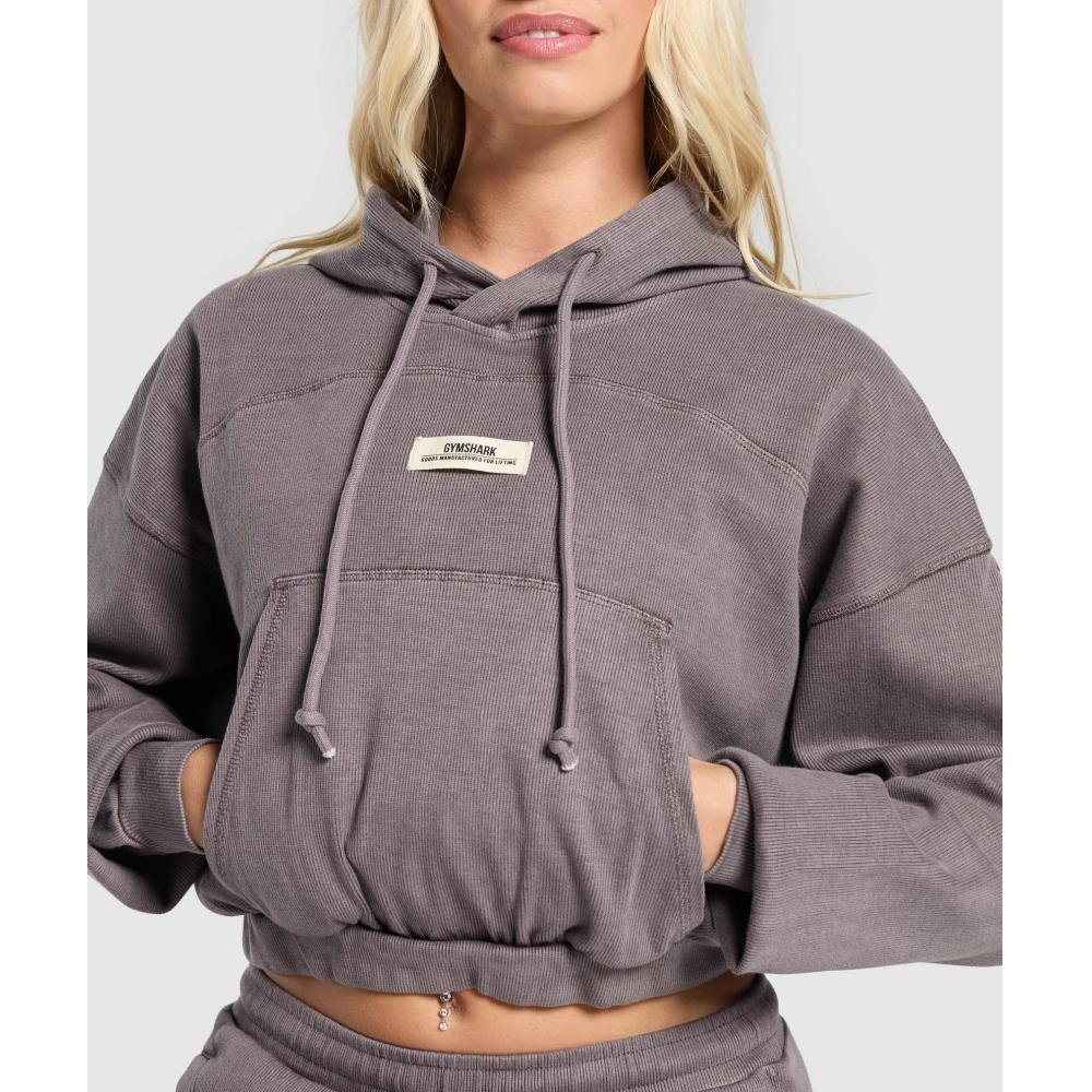 Gymshark Rest Day Ribbed Hoodie Brushed Purple B1c4e Pb33