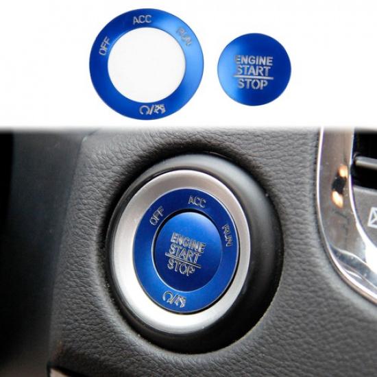 Aluminum Engine Start/Stop Push Button Patch Cover for Dodge Durango Charger