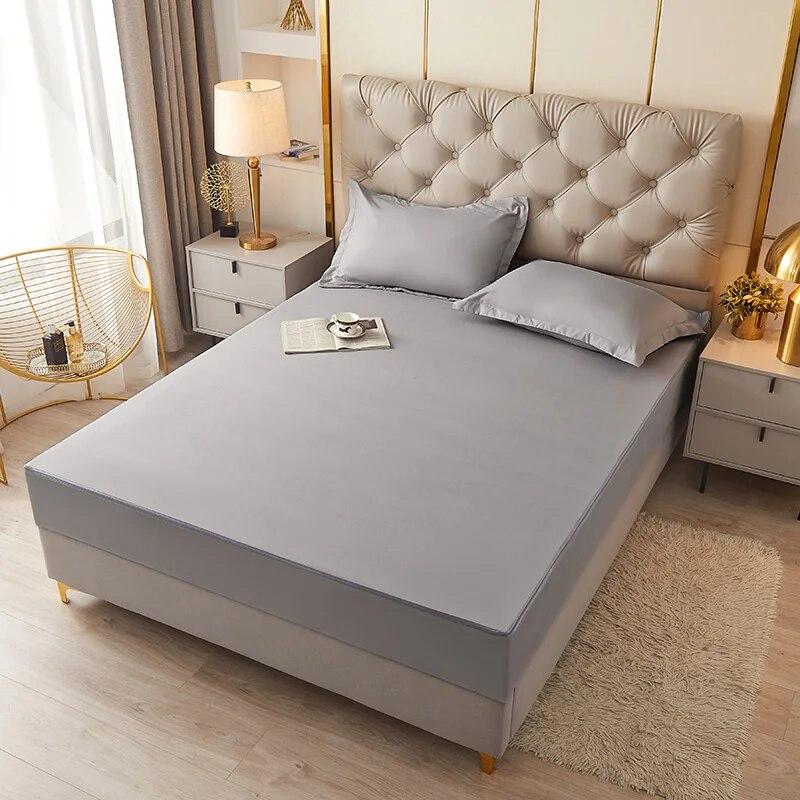 Утолщенный наматрасник с шестисторонней застежкой-молнией, чехол для кровати «все включено», съемный простынь King Queen