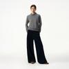 Broadcast Women's Loose-Fit Semi-High Neck Knitted Sweater