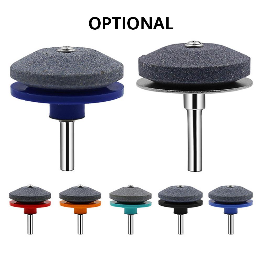 Точилка для лезвий газонокосилки, универсальная точилка, шлифовальный круг, камень для электрической дрели, ручная дрель 1/4