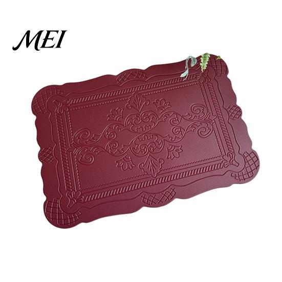 Durable Placemat Placemat, Waterproof Heat Resistant Dinner Table Mats, Non-Slip Embossed Decorative Kitchen for Dining Proof Mat