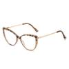 Vintage Cat Eye Anti-blue Ophthalmic Glasses for Women's Glasses Frame TR90 Computer Eyeglasses Female Perspective Glasses