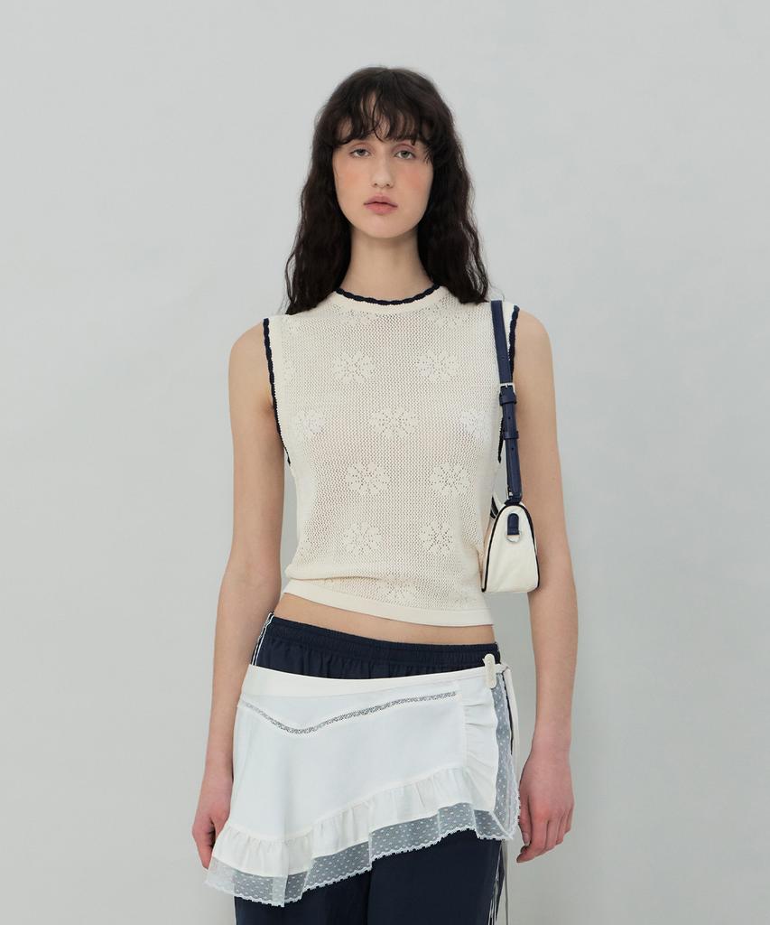 GROVE Daisy Knit Top (Ivory)