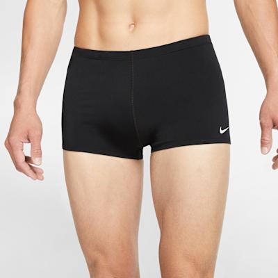 Nike SWIM POLY SOLID Мужские плавки 010 Черный/Черный/Белый