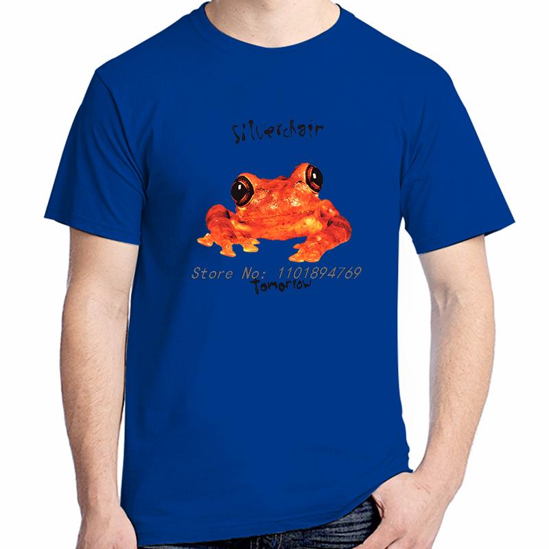 Summer Tshirt Silverchair Frogstomp Tour 1996 Grunge Rock 90s Band Graphic T Shirts Tees Tops Cotton Short Sleeve Tshirt