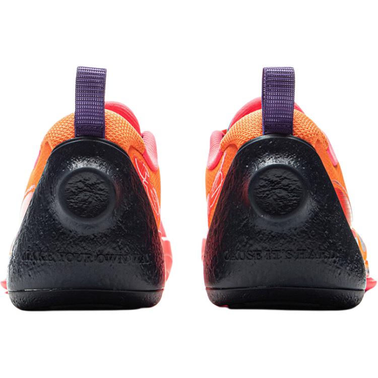 Li Ning YOUNG Низкие Детские Баскетбольные Кроссовки Красно-Оранжевые YKBV010-9