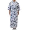 Hanasan Nature Пижама с завышенной талией больших размеров, случайный узор, двухслойная марля, 100% хлопок, с застежкой, на завязках, S, M, L, LO, Женская, (ЛО)
