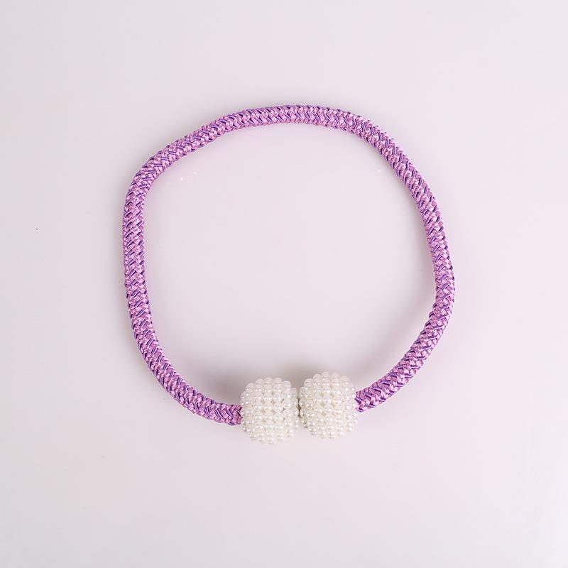 Pearl Magnetic Curtain Tieback - Elegant European & American Style, No-Punch Installation.